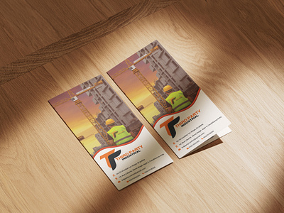 Construction Company Brochure Design — Third Party Industrial branding graphic design logo