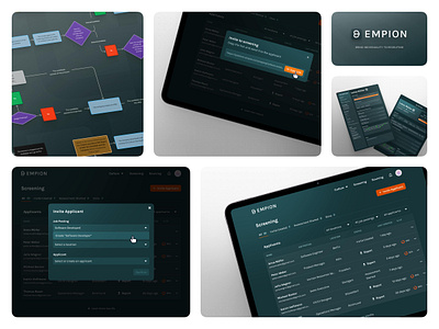 Empion — Scalable UX for modern recruiting b2bdesign designsystem enterpriseux figmadesign hiringplatform interactiondesign madewithfigma pdfexport printdesign productdesign recruitmenttech saasdesign uidesign uxdesign webappdesign