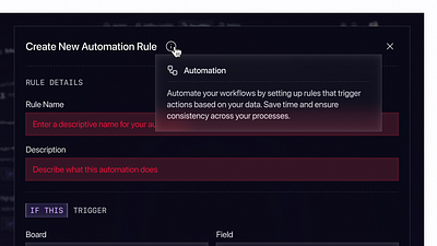 tip 💡 dark mode dark ui dashboard dashboard ui product design saas tooltip ui