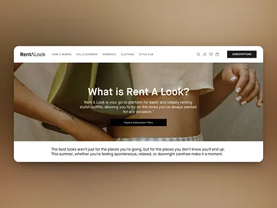 Fashion Landing Page branding design ecommercedesign graphic design illustration landing logo page ui ux uxdesign vector