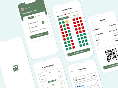CaseStudy UX UI - TrainTicket Mobile App figma ui ux