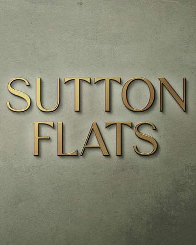 Sutton Flats B-side apartments brand brand assets brand design branding design graphic design illustration logo logo design texas type typography vector