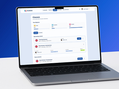 EdTech SaaS Platform - Web App Design for E-Learning edtech interface design saas ui ui design uiux user flow web app