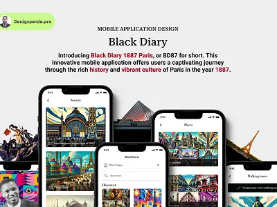 Travel Tour mobile app to explore vibrant culture:Blackdiary1887 android app best bradning creative culture graphic design heritage illustration mobile app mobile app design product prototype ui ux wireframes