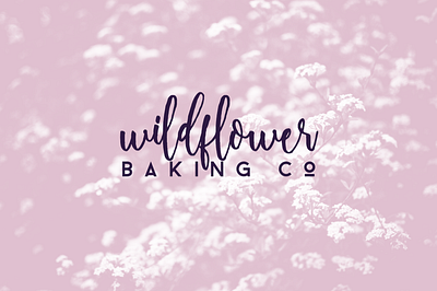Wildflower Baking Co. branding design graphic design logo