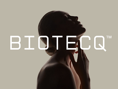 Biotecq Logo Wordmark beauty biotech bold brand design brand identity brand identity design brand visual identity branding cosmetics futuristic logo logo design logotype minimal modern tech visual identity wordmark