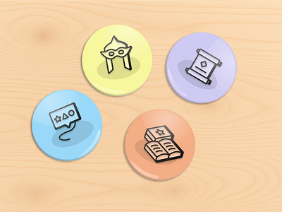 Infinite Narrative – UI & Icons for an AI Story Game aigenerated chatgpt customicons fictiondesign flatdesign gameinterface gameui gamification generativeai iconset illustration illustrationdesign minimalui mobileapp narrativegame storytelling textadventure uidesign uxdesign visualdesign