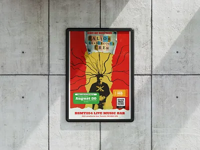 Vintage Event Poster branding design graphic design music music event typography vintage