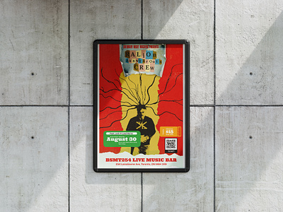 Vintage Event Poster branding design graphic design music music event typography vintage