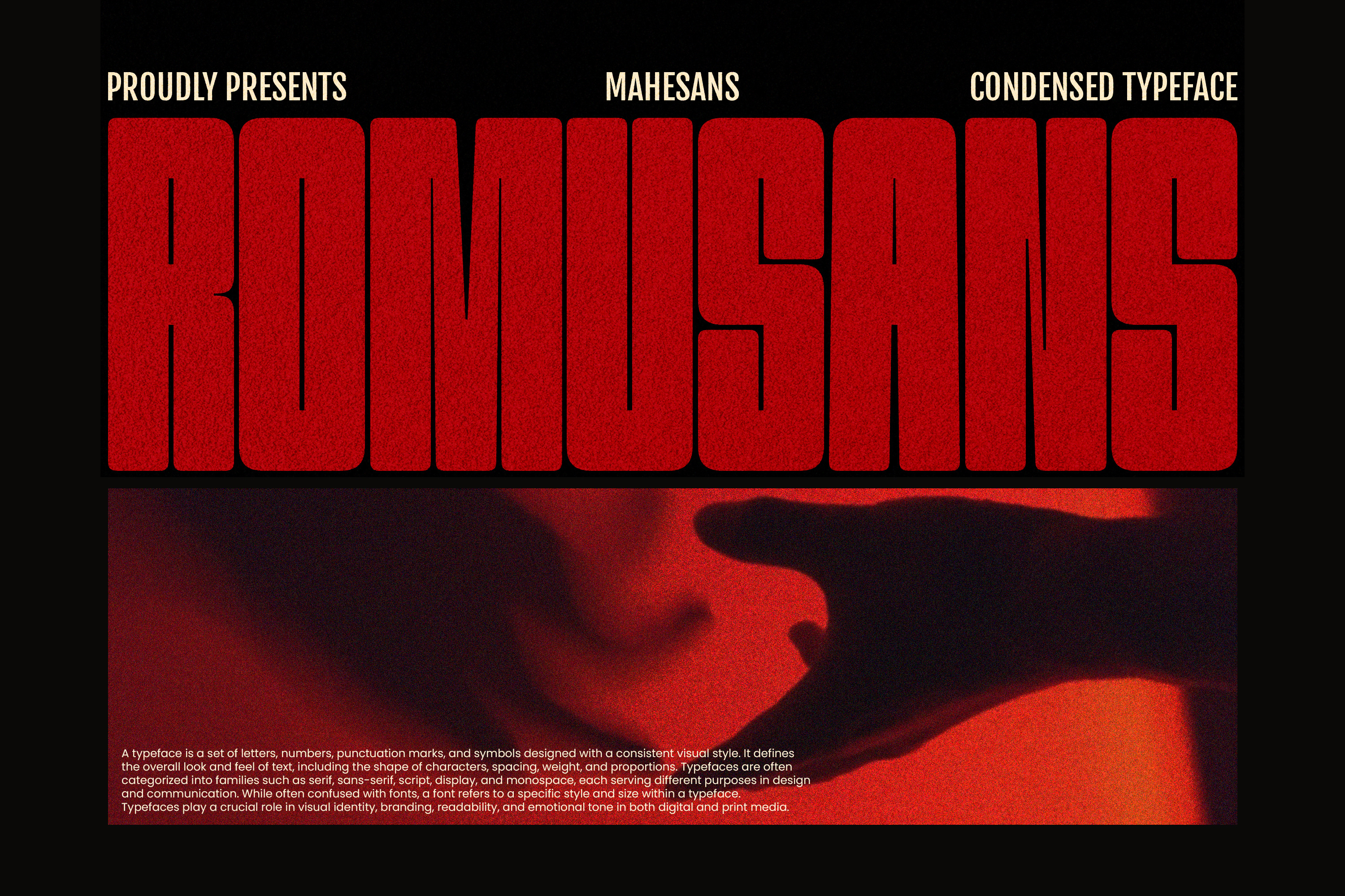 Example of Custom Sans Serif Font Design