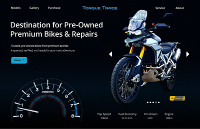 Designing a Premium Bike Resale & Repair Platform appdesign appui figma figma design marketplace webdesign webui