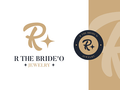 R The Bride'0 Jewelry brand design branding design graphic design illustration latter mark logo logo logo design word mark logo