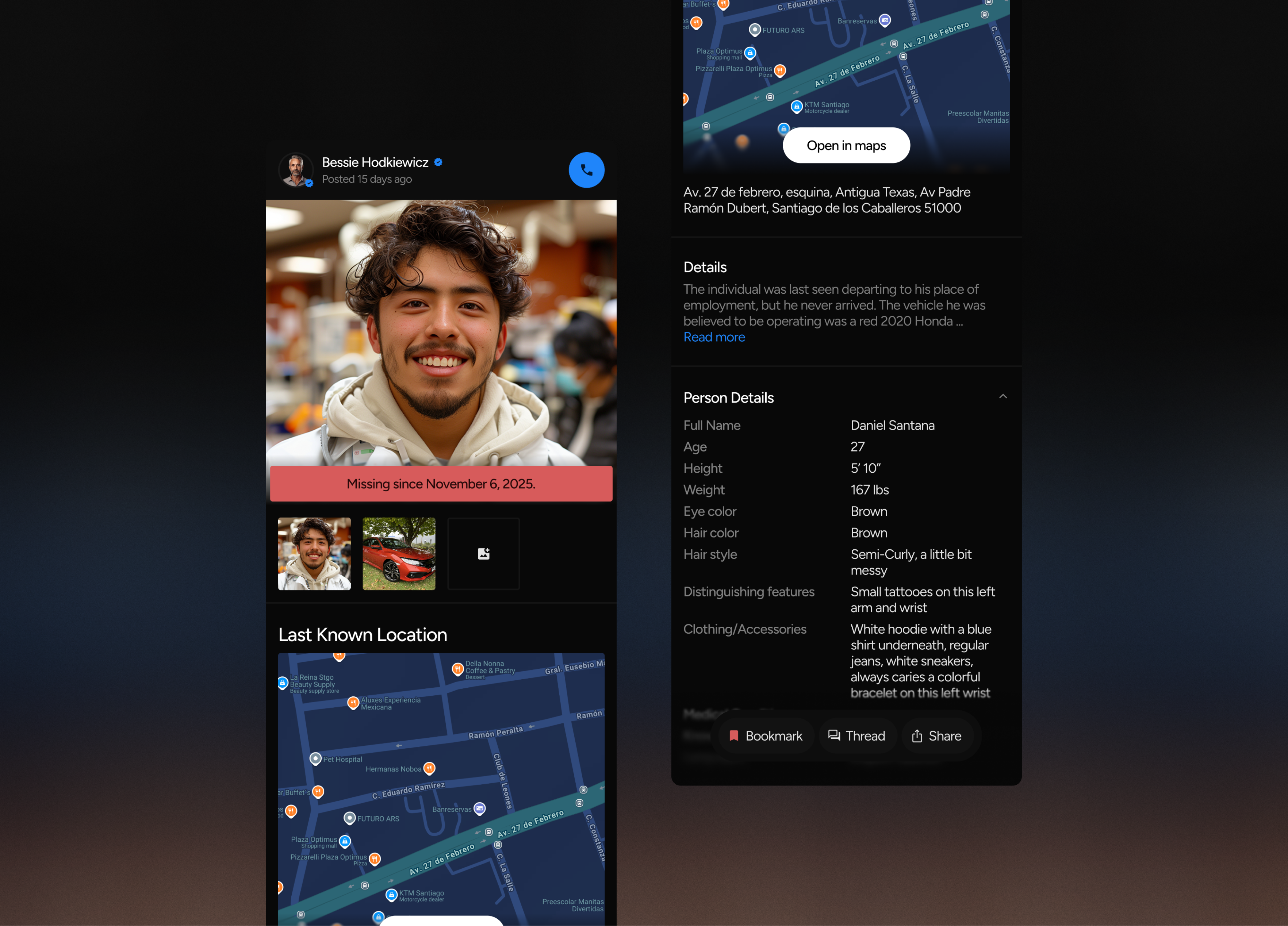 Missing Person Report App app clean concept design flat graphic design idea minimal missing mobile report sketch ui ux