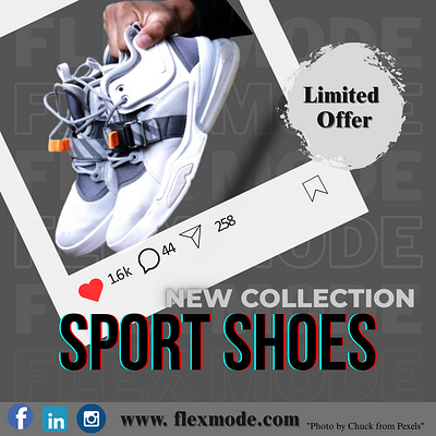 Sneakers poster branding commercial design design graphic design grey shoes instagram post design limited edition shoes post poster product branding product manipulation running shoes shoes branding shoes new collection shoes poster sneaker marketing social media post design sport shoes trending post white sport shoes