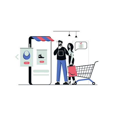 Engaging Shopping Experience Animation for Online Store animation characters colorful commerce creativity design digital dynamic e commerce fun graphics interaction interface motion retail shopping storytelling userexperience
