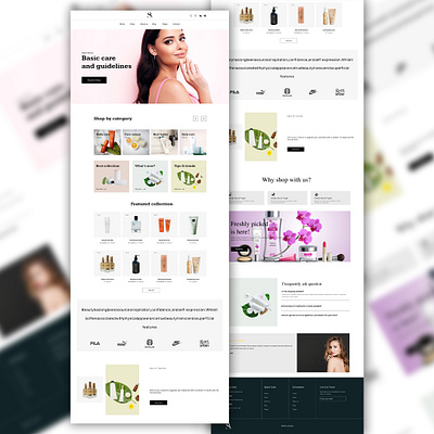 Skincare eCommerce UI Design beautyappdesign beautyecommerce cleanui dribbble dribbbleui dribbbleux ecommercedesign ecommerceux figmadesign figmaproject minimaldesign modernui onlinestoreui productpagedesign skincareui uidesign uiuxdaily uiuxinspiration uxdesign uxuidesign