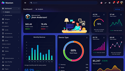 Maxton - Bootstrap 5 Admin Dashboard web application