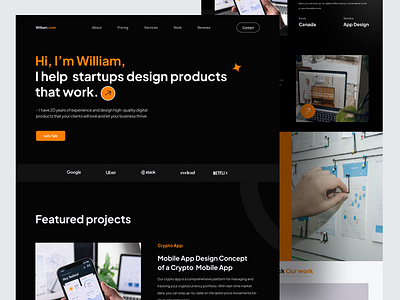 Portfolio | Website Design agency agency website clean ui creative agency design developer digital agency freelancer landing page personal branding personal portfolio portfolio landing page portfolio template portfolio website ui ux web web design webflow website