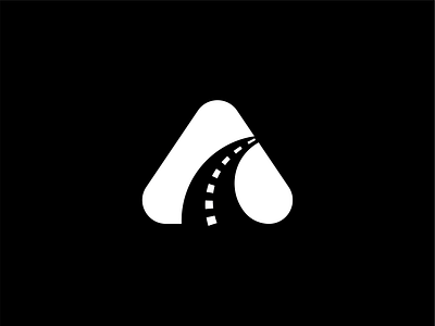 a logo a a letter a letter logo a logo a logo design a road logo branding creative a logo creative logo letter a letter logo logo logo design logo idea minimal a logo minimal logo road a logo road logo typography wordmark logo