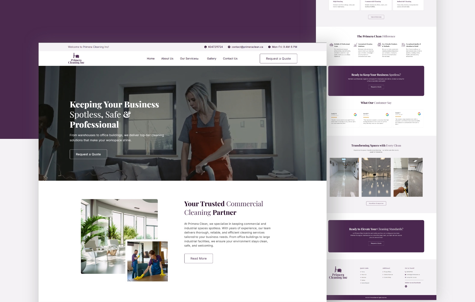 Cleaning Business Website Design For Primera Clean Inc cleaning agency cleaning agency website cleaning company cleaning company redesign cleaning company wordpress cleaning service cleaning website cleaning website builder cleaning website development cleaning website seo commercial cleaning crocoblock elementor pro janitorial website design maid service website residential cleaning residential cleaning website responsive cleaning website website deisgn wordpress website