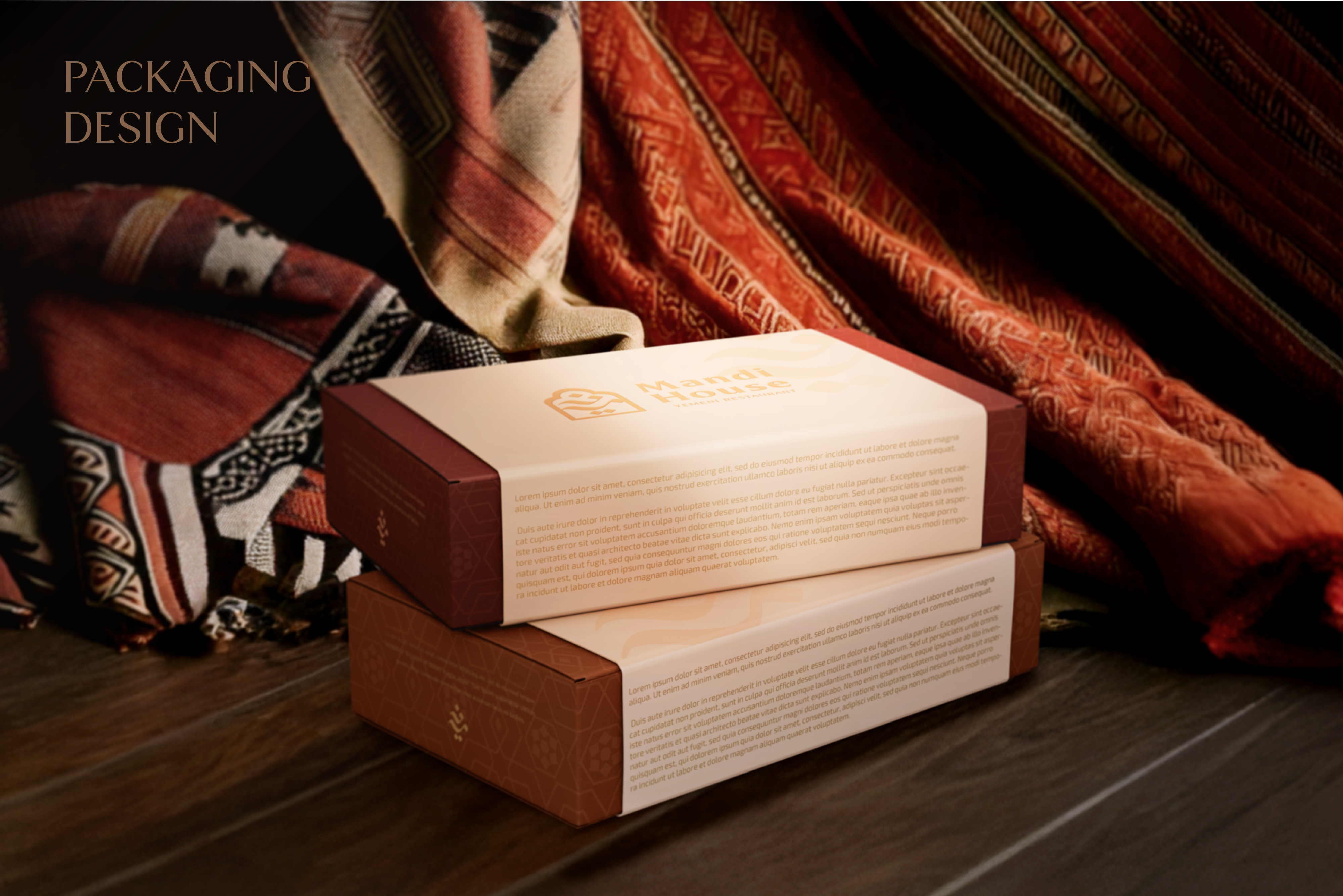 Box Packaging Design - Mandi House brand branding design graphic design identity illustration logo logodesign vector