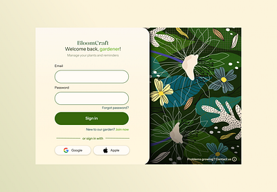 DailyUi 001 - Sign In challenge dailyui sign in ui