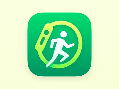 WatchFit iOS App Icon app icon design icon design ios app icon