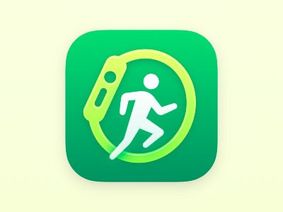 WatchFit iOS App Icon app icon design icon design ios app icon