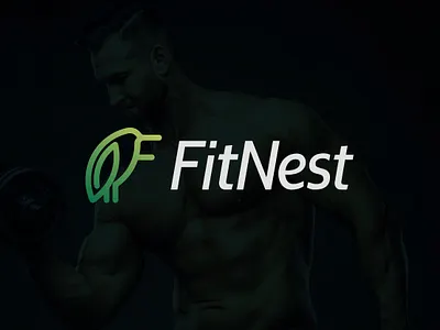 FitNest | Fitness Logo Design advertising agency brandidentity creativelogo fitnesslogo graphic design illustration logodesign minimallogo symboldesign