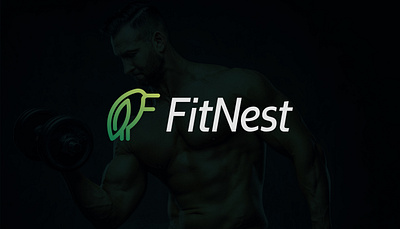 FitNest | Fitness Logo Design advertising agency brandidentity creativelogo fitnesslogo graphic design illustration logodesign minimallogo symboldesign