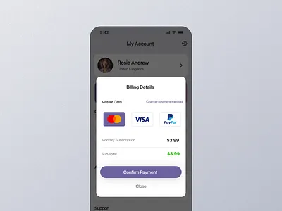 Billing Details Mobile App Ui app billing details billing details dashboard billing details design billing details experience billing details interface billing details mobile billing details option billing details screen billing details setting billing details ui billing details widget billing detailsapp billing page billing view graphic design mobile screen ui
