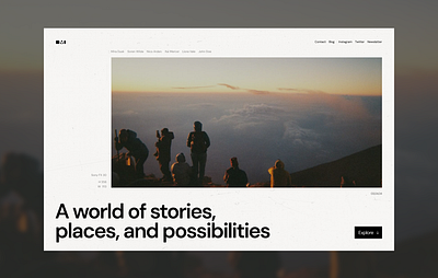 Day 1 - Learning Grids & Typography editorial editorial design minimal clean mountain typography typography design