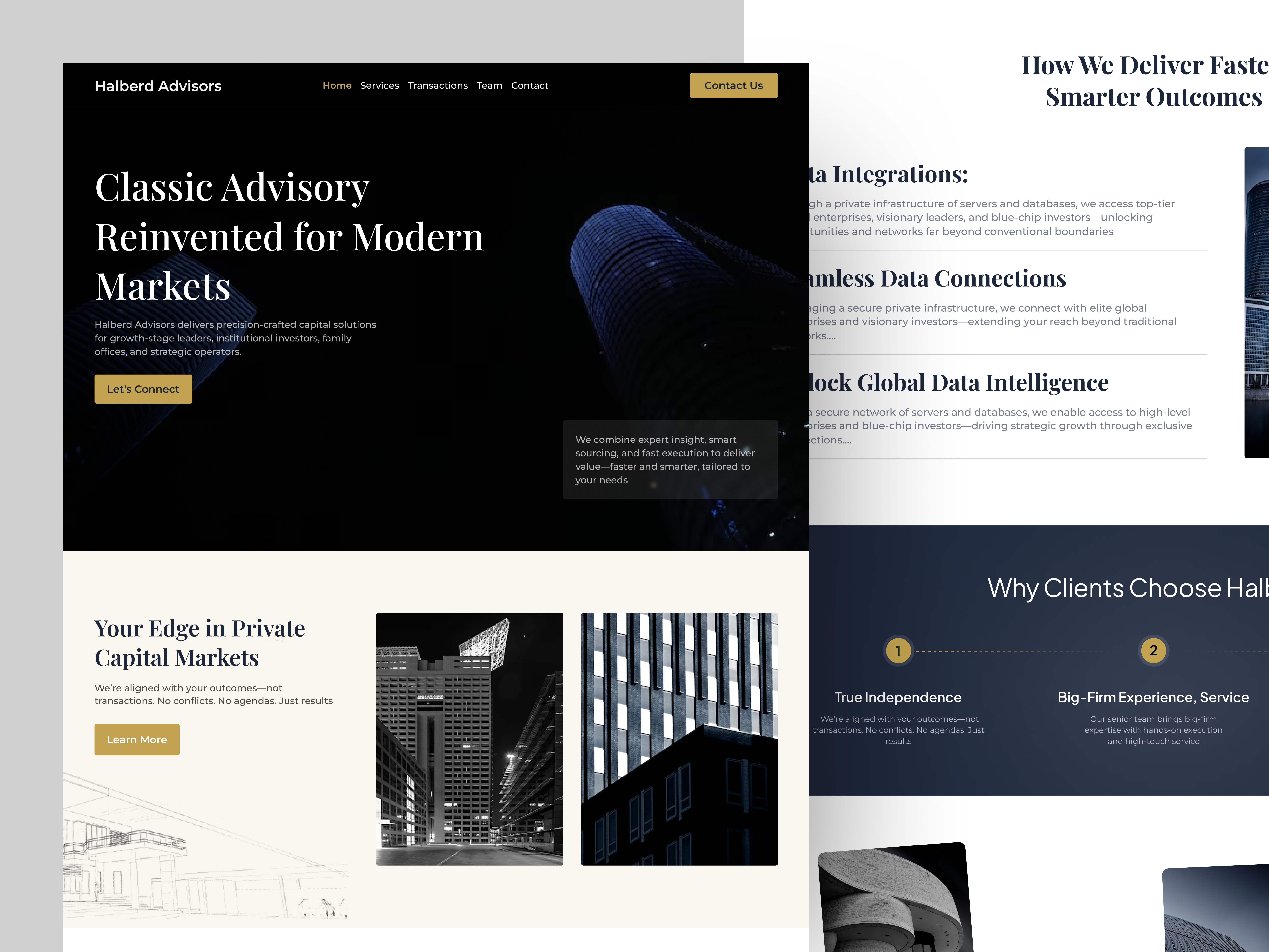 Example of Landing Page Design – UX/UI