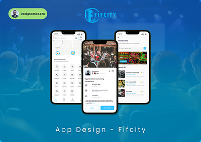 FIF CITY MOBILE APP - COMMUNITY APP- Complete Product android app best branding community app creative design events fifcity graphic design illustration ios product services ui ux wireframes