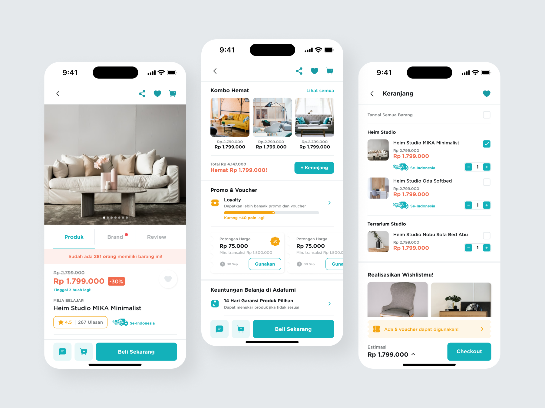 Adafurni / Furniture Store app appdesign concept dailyui design e commerce figma furniture interface store ui uidesign ux