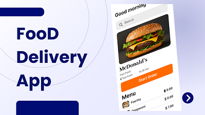 SwiftBites - Food Delivery App UI Concept figma graphic design ui uiapp uiux