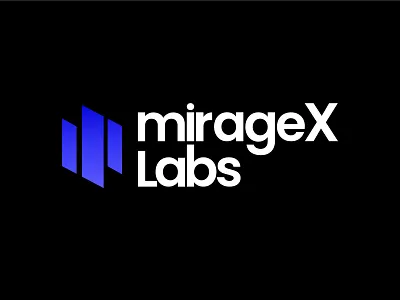 mirageX Labs - Logo graphic design labs logo logo design mirage