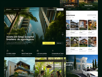 North - Real estate Platform cards framer landingpage real state real state landingpage saas platform ui design uxdesign website