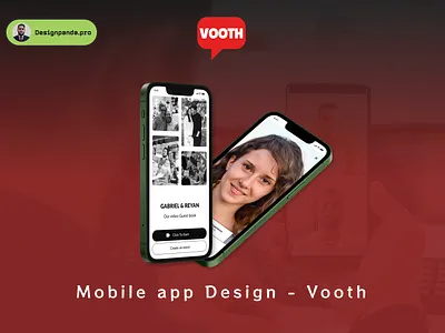 Video booth - Mobile app design / Tablet DESIGN android app best creative events feedbacks graphic design ios mobile questions tablet ui ux video booth video interviews