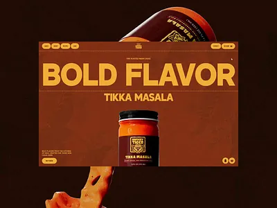 Hungry Tiger [Homepage, Behance] 3d design development figma food graphic design interaction motion design motion graphics product sauce ui uidesign webdesign webflow website website design