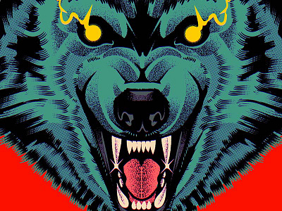 腐った book cartoon cd character cover design graphic design illustration music skull vector wolf