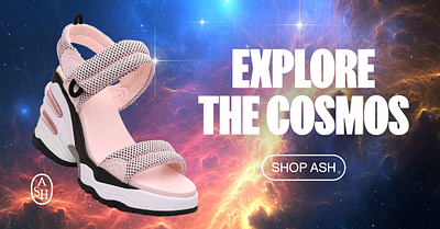 ASH Shoes Spring '24 Campaign ad design graphic design social graphics