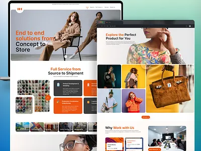 Website Templete awesome brand branding creative design fashion homepage inspirational landingpage marketing ui ui design user interface ux website