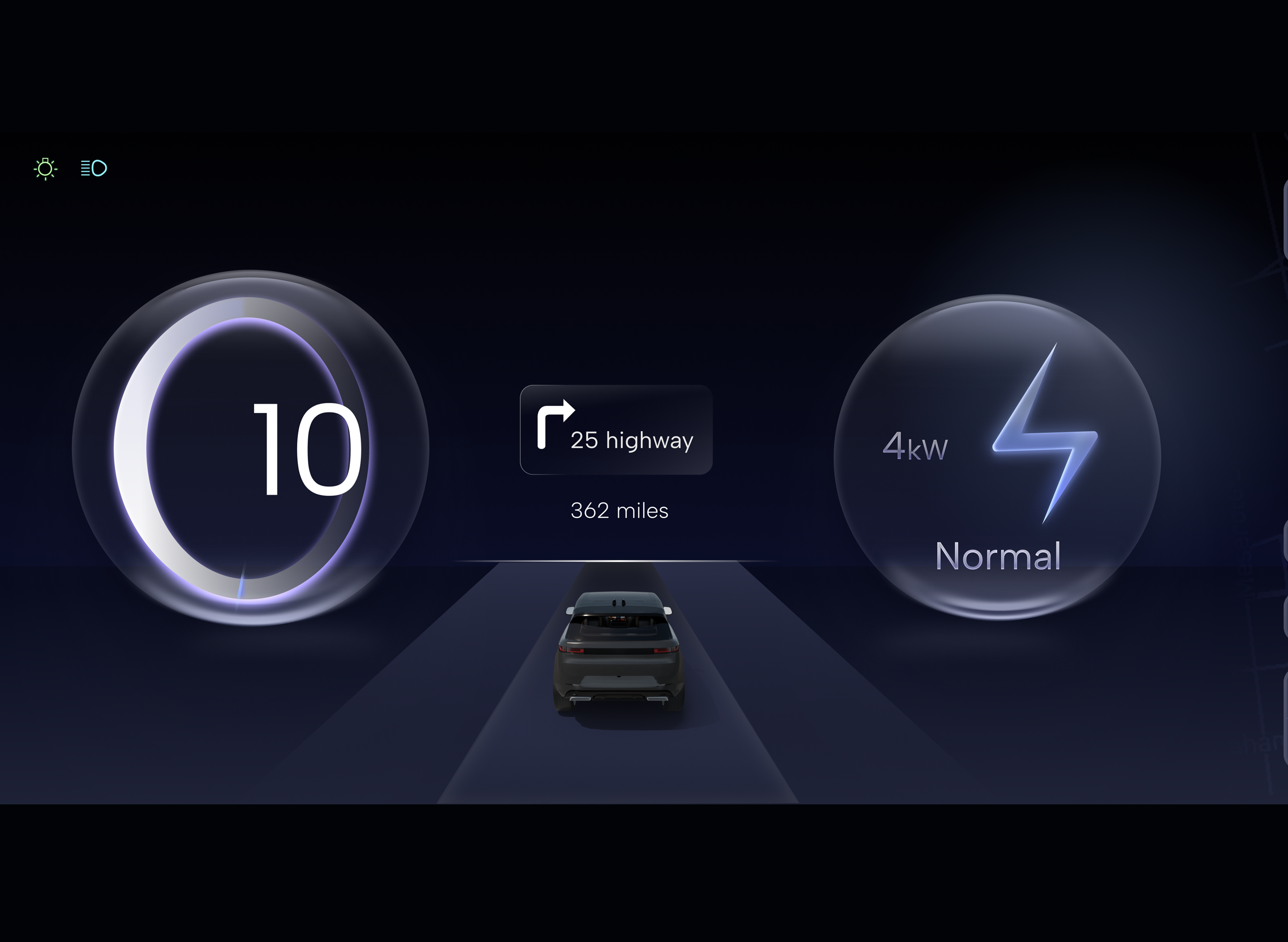 Electric vehicle HMI animation automotive hmi hmi