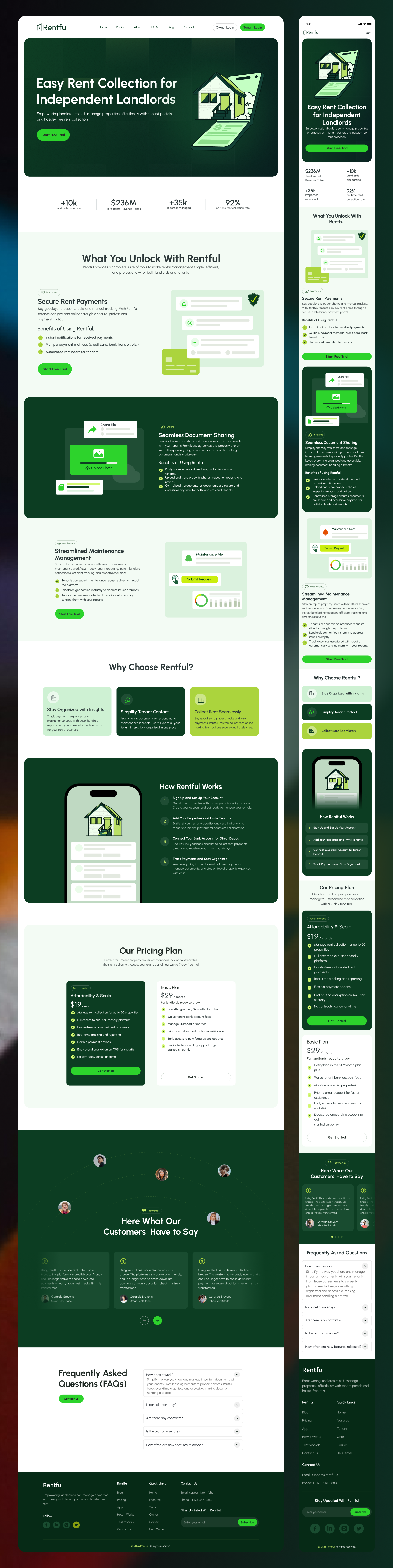 Example of Landing Page Design