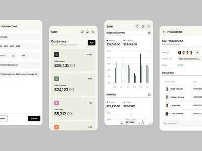 Sellin reaponsive saas dashboard application chart dashboard design fintech graphic design mobile saas saas platform saas web saas website ui ui8 ux web design wesbiste wesbite