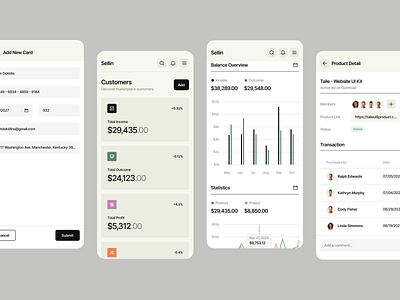 Sellin reaponsive saas dashboard application chart dashboard design fintech graphic design mobile saas saas platform saas web saas website ui ui8 ux web design wesbiste wesbite