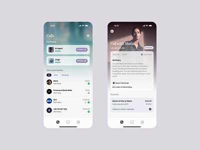 Ante Babic | AI assisted call concept ai branding freelance illustration mobile mobiledesign photography productdesign ui uidesign uxdesign