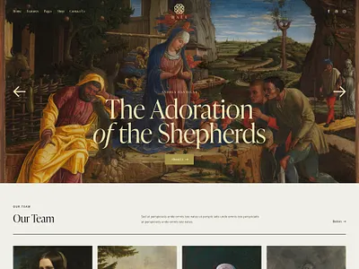 Hall - Museum and Art Gallery WordPress Theme blog business design illustration ui web design webdesign wordpress wordpress theme wordpress themes