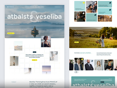 Mental help center - Website Overview branding calm cleanui cta design desktop help hero section interface landing page mentalhealthui responsive ui usability user user centered ux web design